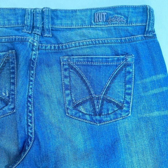 Kut from the Kloth High Rise Denim Straight Leg Jeans - Picture 9 of 12